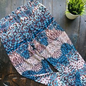 Anthropologie Elevenses Lanikai Printed Joggers